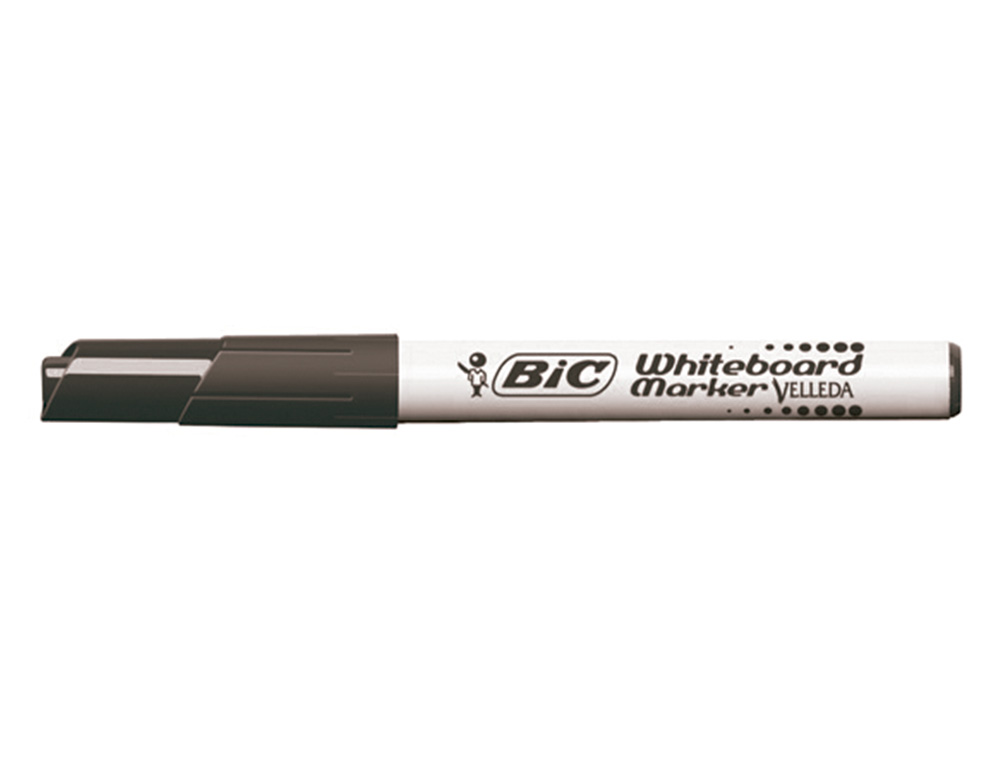 Rotulador bic velleda para pizarra negro punta redonda 1,4 mm