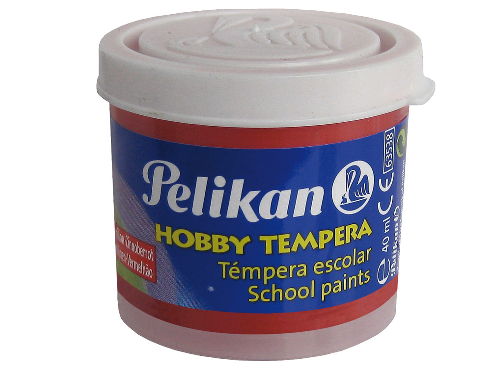 Tempera hobby 40 cc bermellon -n.58