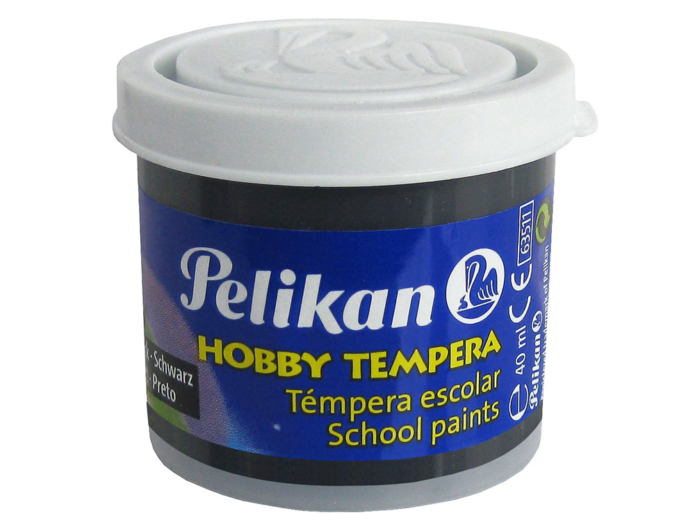 Tempera hobby 40 cc negro -n.11