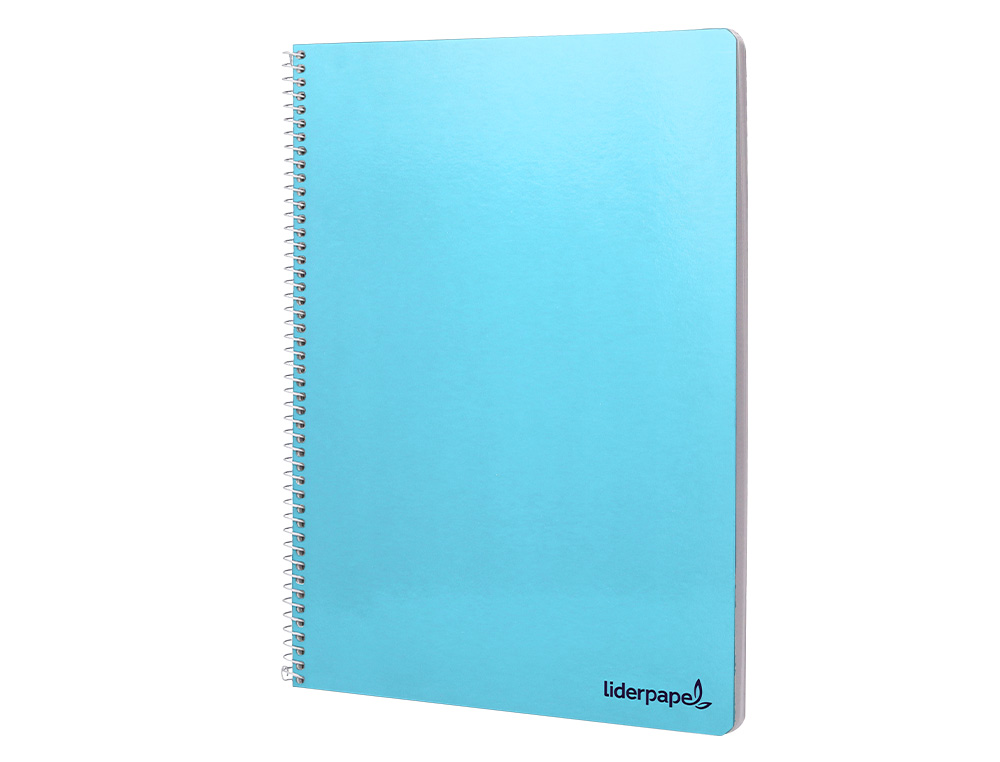 CUADERNO ESPIRAL LIDERPAPEL FOLIO SMART TAPA BLANDA 80H 60GR CUADRO 5MM CON MARGEN COLORES SURTIDOS
