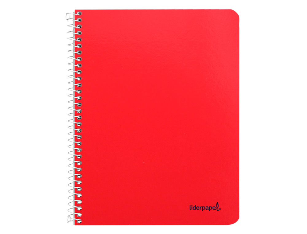 CUADERNO ESPIRAL LIDERPAPEL CUARTO SMART TAPA BLANDA 40H 60GR CUADRO 4MM CON MARGEN COLORES SURTIDOS