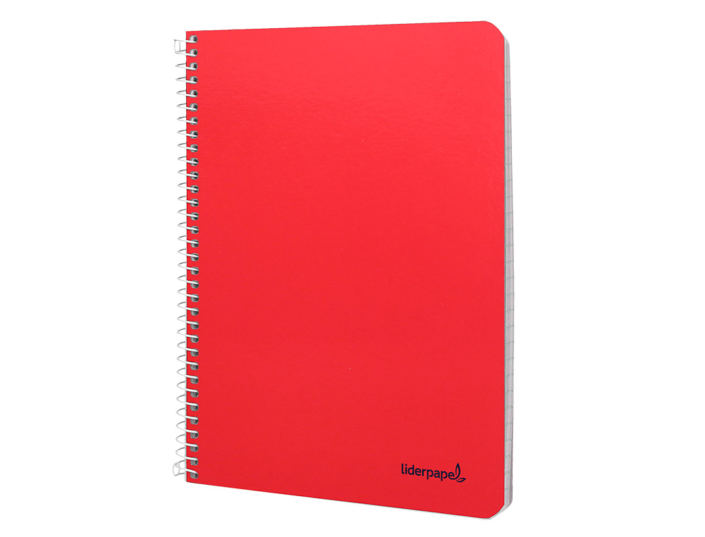 CUADERNO ESPIRAL LIDERPAPEL CUARTO SMART TAPA BLANDA 40H 60GR CUADRO 4MM CON MARGEN COLORES SURTIDOS