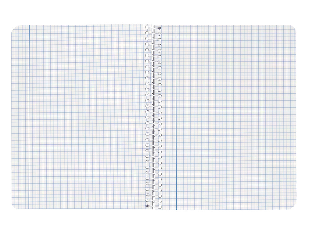 CUADERNO ESPIRAL LIDERPAPEL CUARTO WITTY TAPA DURA 80H 75GR CUADRO 4MM CON MARGEN COLORES SURTIDOS