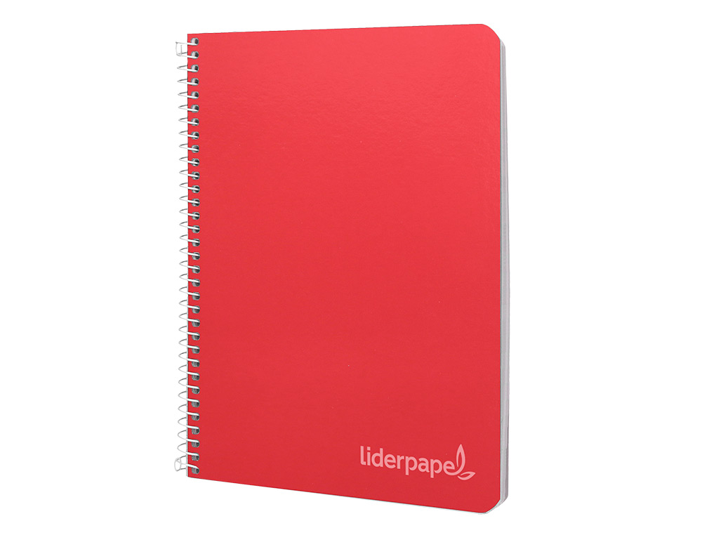 CUADERNO ESPIRAL LIDERPAPEL CUARTO WITTY TAPA DURA 80H 75GR CUADRO 4MM CON MARGEN COLORES SURTIDOS