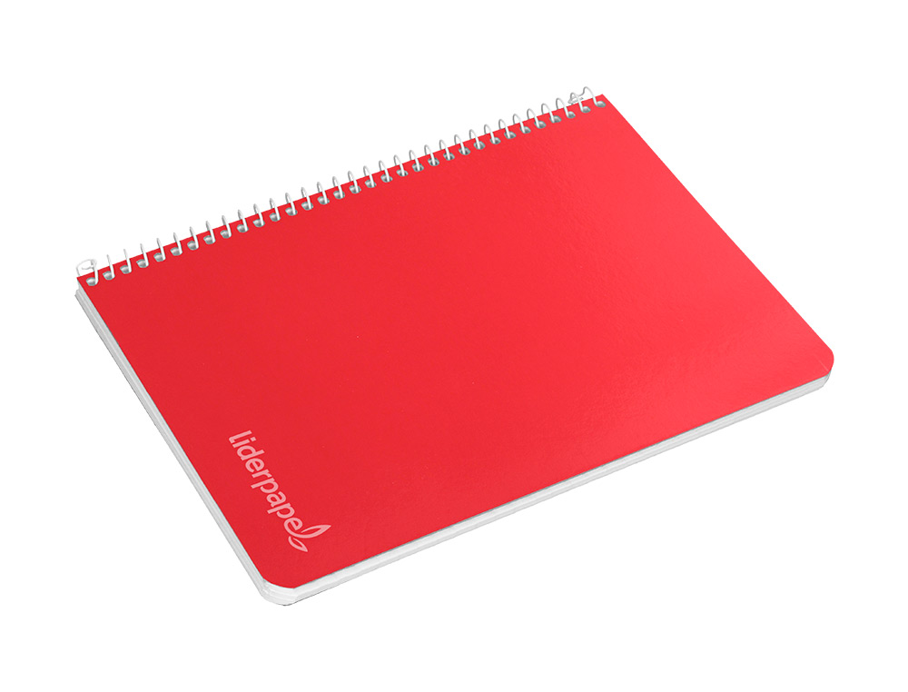 CUADERNO ESPIRAL LIDERPAPEL CUARTO WITTY TAPA DURA 80H 75GR CUADRO 4MM CON MARGEN COLORES SURTIDOS