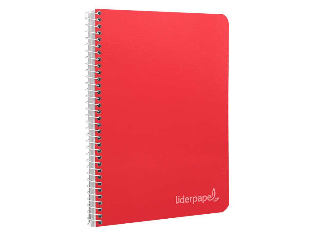 CUADERNO ESPIRAL LIDERPAPEL CUARTO WITTY TAPA DURA 80H 75GR CUADRO 8MM CON MARGEN COLORES SURTIDOS