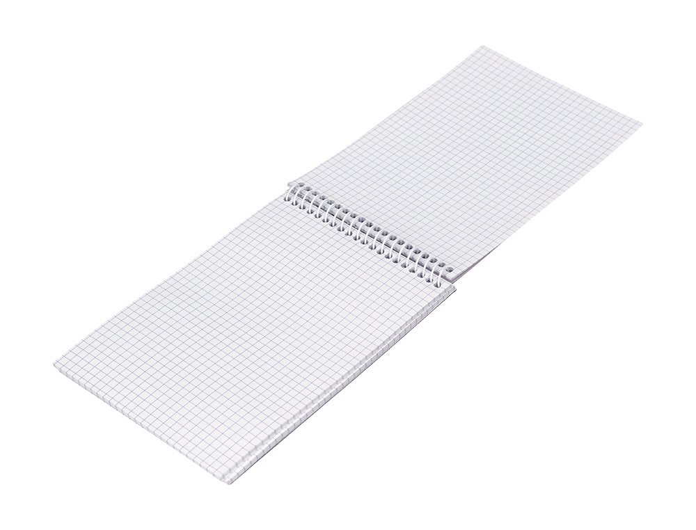 CUADERNO ESPIRAL LIDERPAPEL BOLSILLO OCTAVO APAISADO WITTY TAPADURA 80H 75GR CUADRO 4 MM COLORES SURTIDOS