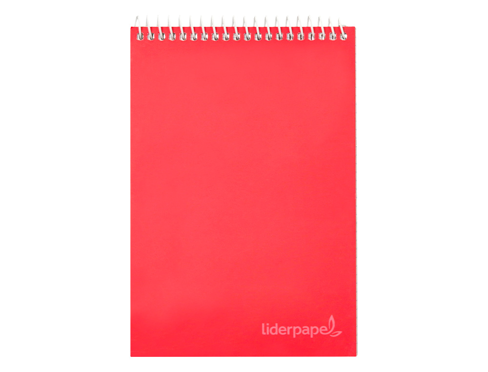 CUADERNO ESPIRAL LIDERPAPEL BOLSILLO OCTAVO APAISADO WITTY TAPADURA 80H 75GR CUADRO 4 MM COLORES SURTIDOS