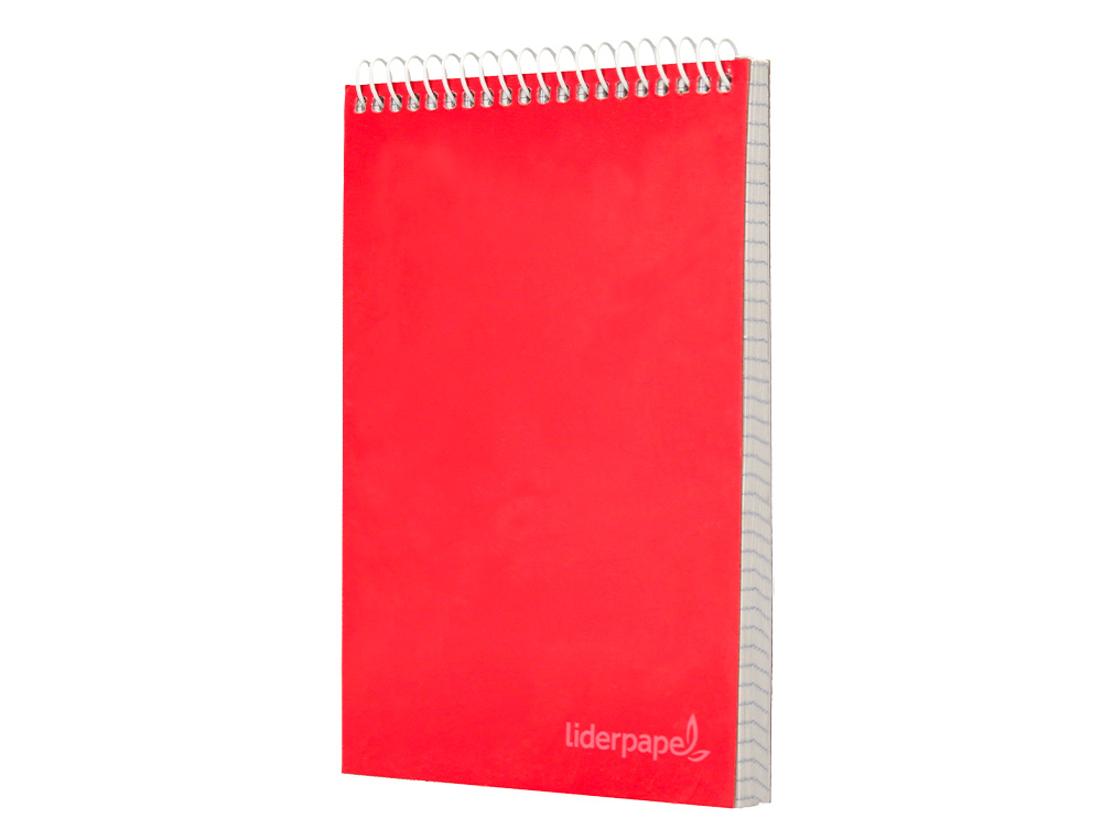 CUADERNO ESPIRAL LIDERPAPEL BOLSILLO OCTAVO APAISADO WITTY TAPADURA 80H 75GR CUADRO 4 MM COLORES SURTIDOS