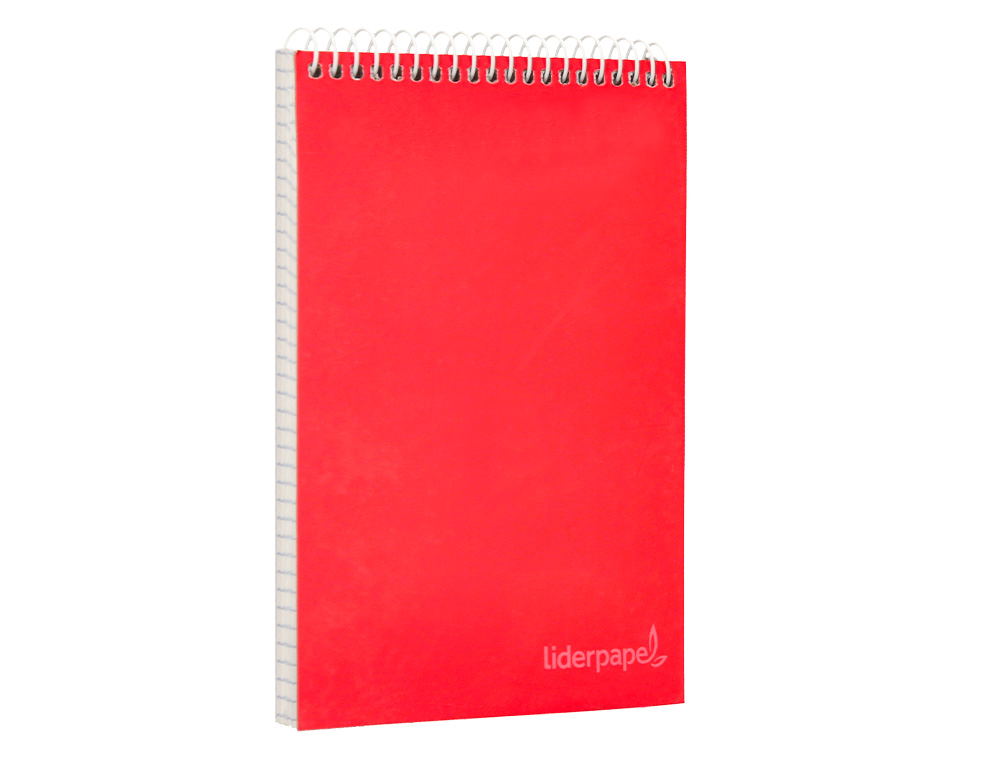 CUADERNO ESPIRAL LIDERPAPEL BOLSILLO OCTAVO APAISADO WITTY TAPADURA 80H 75GR CUADRO 4 MM COLORES SURTIDOS