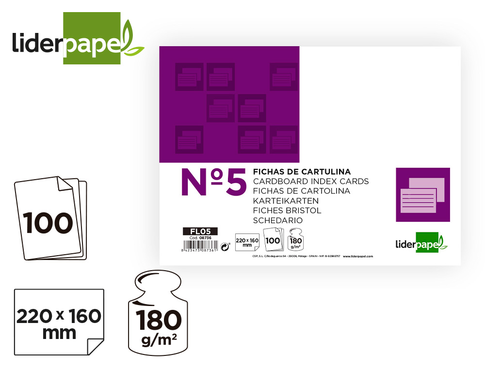 Supial Papelerías  CARPETA LIDERPAPEL DOSSIER UÑERO 44004