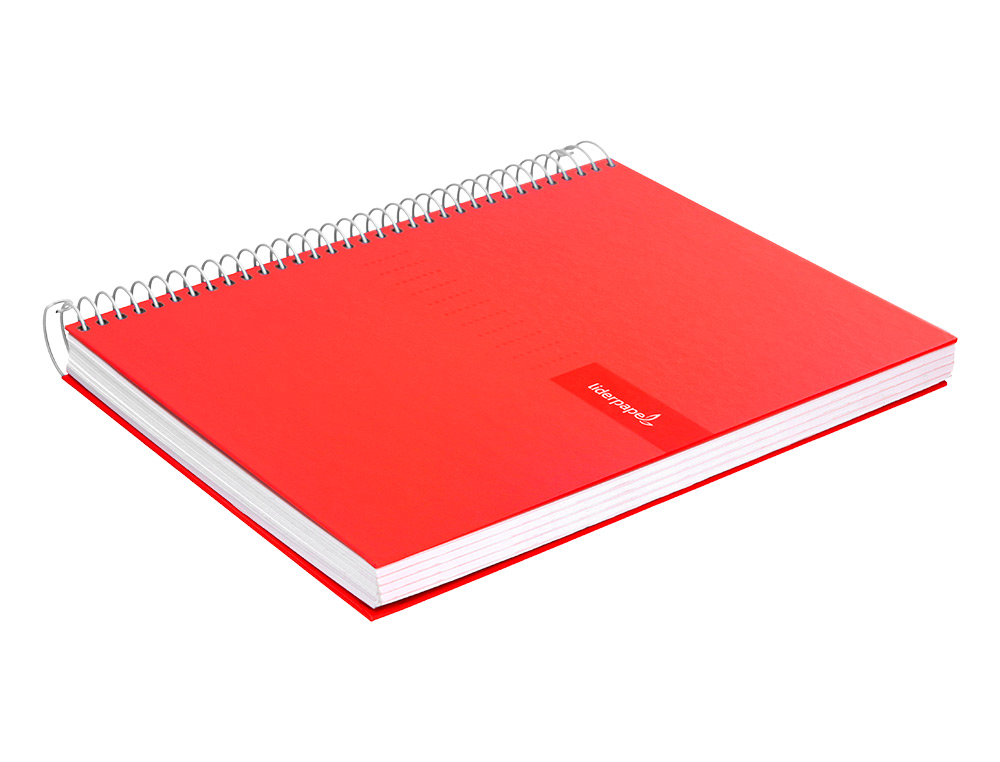 CADERNO ESPIRAL LIDERPAPEL CRAFTY DIN A5 CAPA FORRADA 80 F 90 GR QUADRICULA 5 MM COM MARGEM CORES SORTIDAS