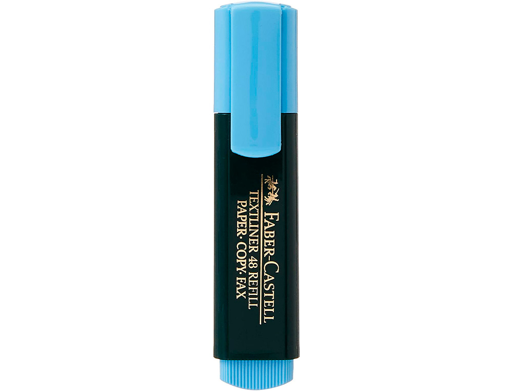 Rotulador faber fluorescente 48-51 azul