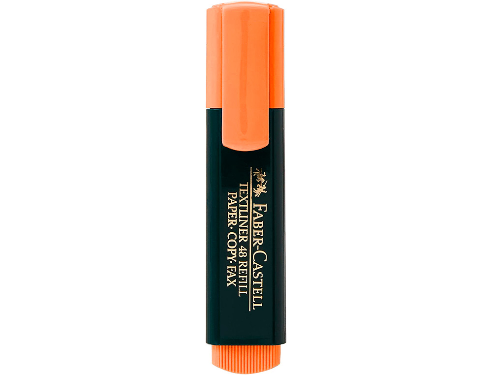 Rotulador faber fluorescente 48-15 naranja