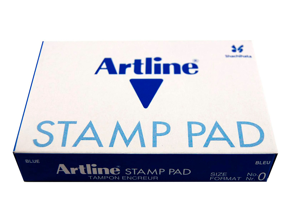 Tampon artline nº0 azul 56x90 mm