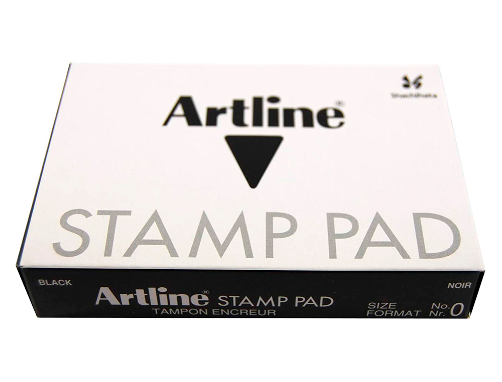 Tampon artline nº0 negro 56x90 mm