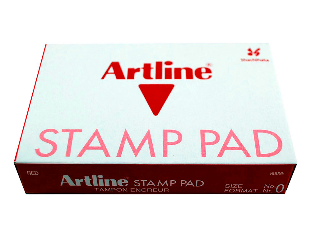 Tampon artline nº1 rojo 67x106 mm