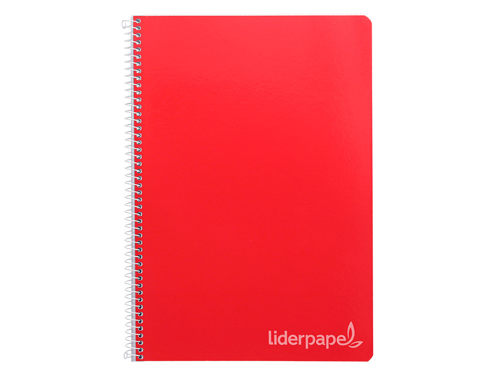 CUADERNO ESPIRAL LIDERPAPEL FOLIO WITTY TAPA DURA 80H 75GR RAYADO N46 COLORES SURTIDOS
