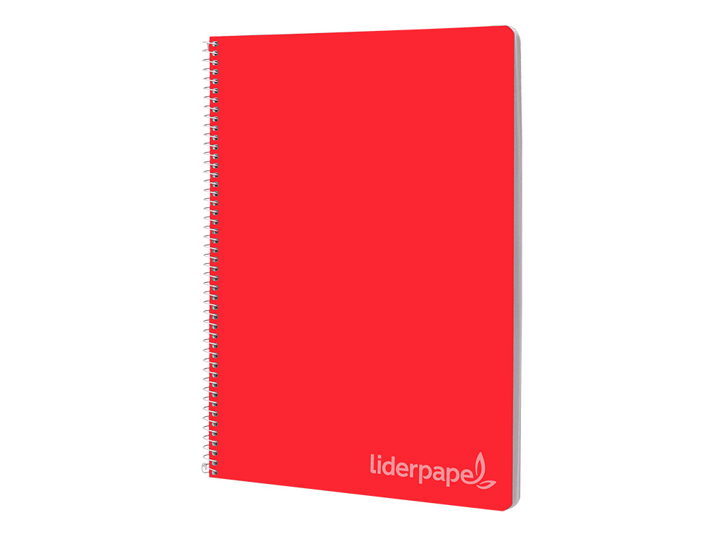 CUADERNO ESPIRAL LIDERPAPEL FOLIO WITTY TAPA DURA 80H 75GR RAYADO N46 COLORES SURTIDOS