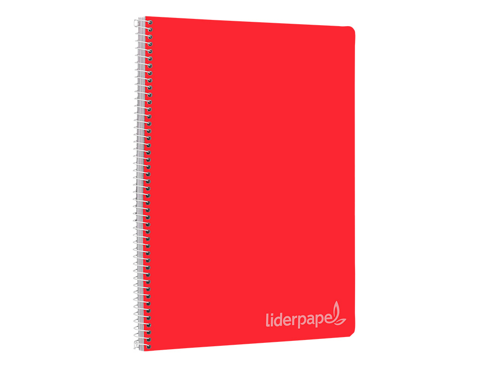 CUADERNO ESPIRAL LIDERPAPEL FOLIO WITTY TAPA DURA 80H 75GR RAYADO N46 COLORES SURTIDOS