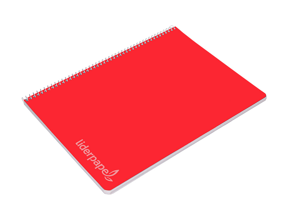 CUADERNO ESPIRAL LIDERPAPEL FOLIO WITTY TAPA DURA 80H 75GR RAYADO N46 COLORES SURTIDOS