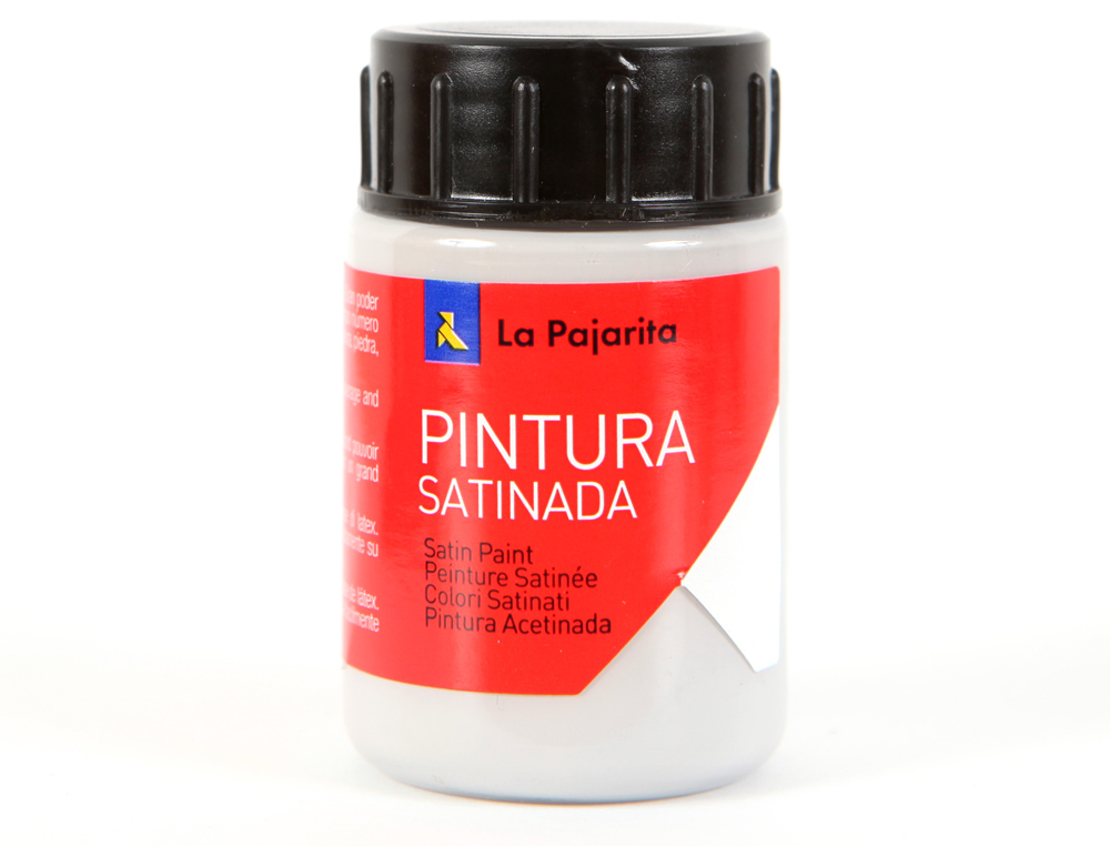 Pintura latex la pajarita gris plata 35 ml