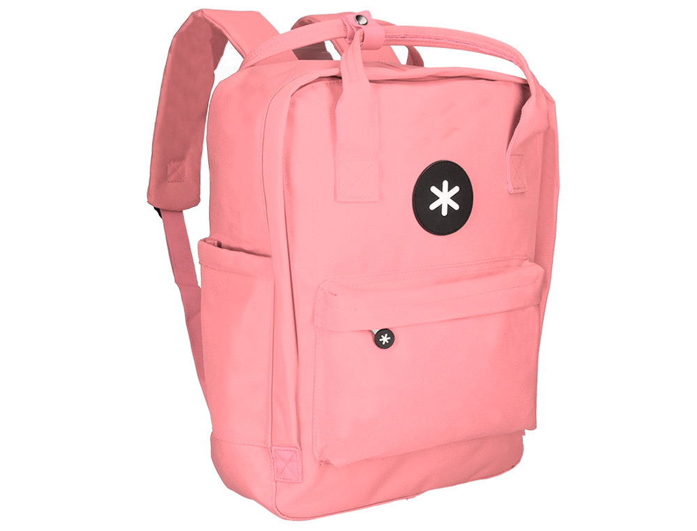MOCHILA ANTARTIK 2 ASAS Y BOLSILLOS EXTERIORES CORAL 300X115X390 MM
