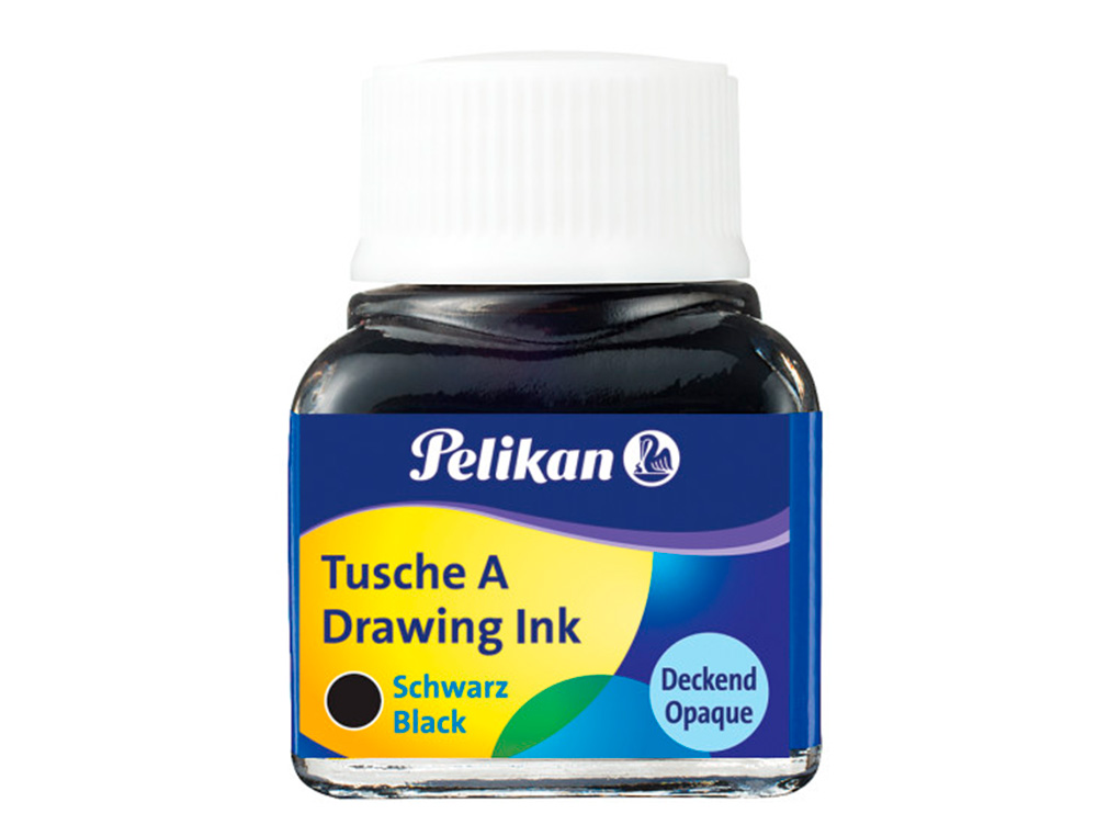 TINTA DA CHINA PELIKAN FRASCO 10 ML PRETA