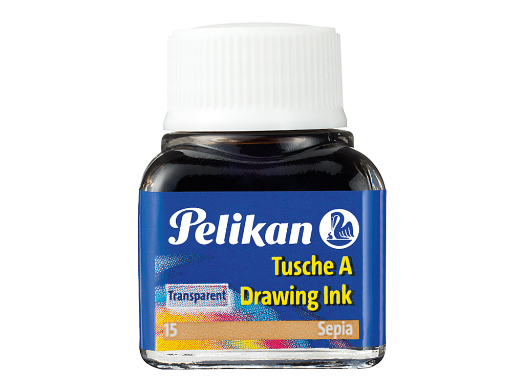 Tinta china pelikan sepia bote de 10 ml