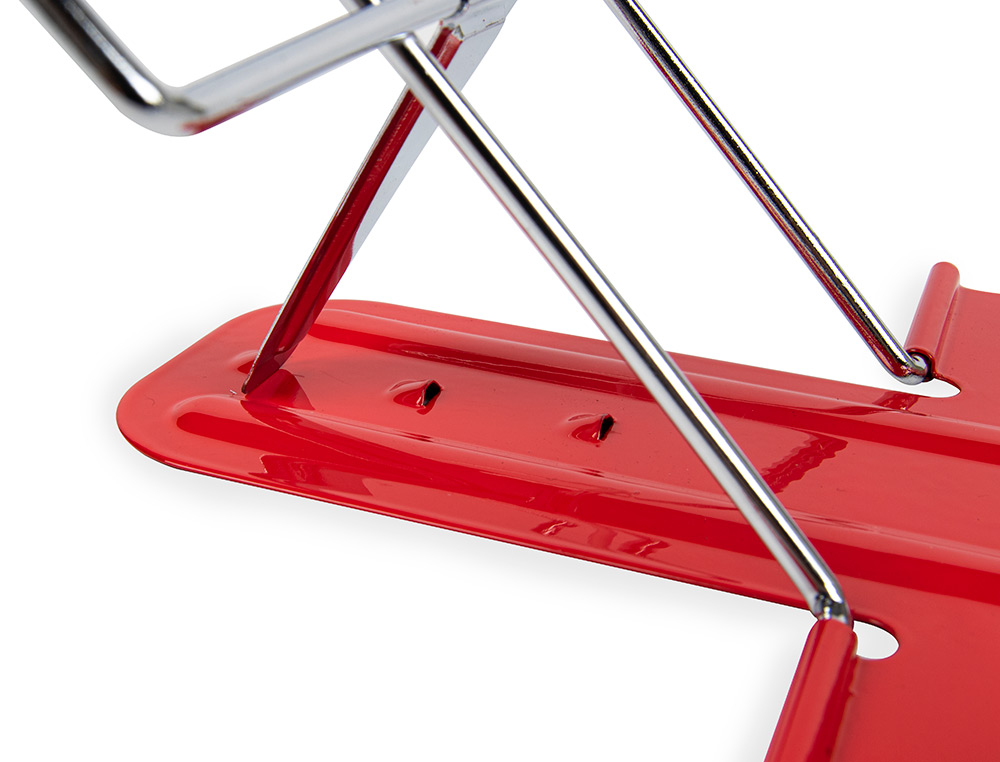 ATRIL LIDERPAPEL BASE METALICA ANGULO AJUSTABLE SOPORTE PARTEPOSTERIOR 195X235 MM COLOR ROJO