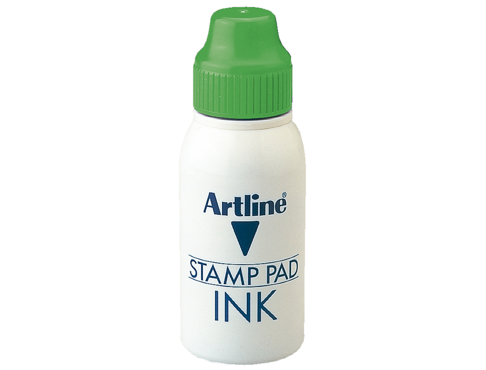 Tinta tampon artline verde bote 50 cc