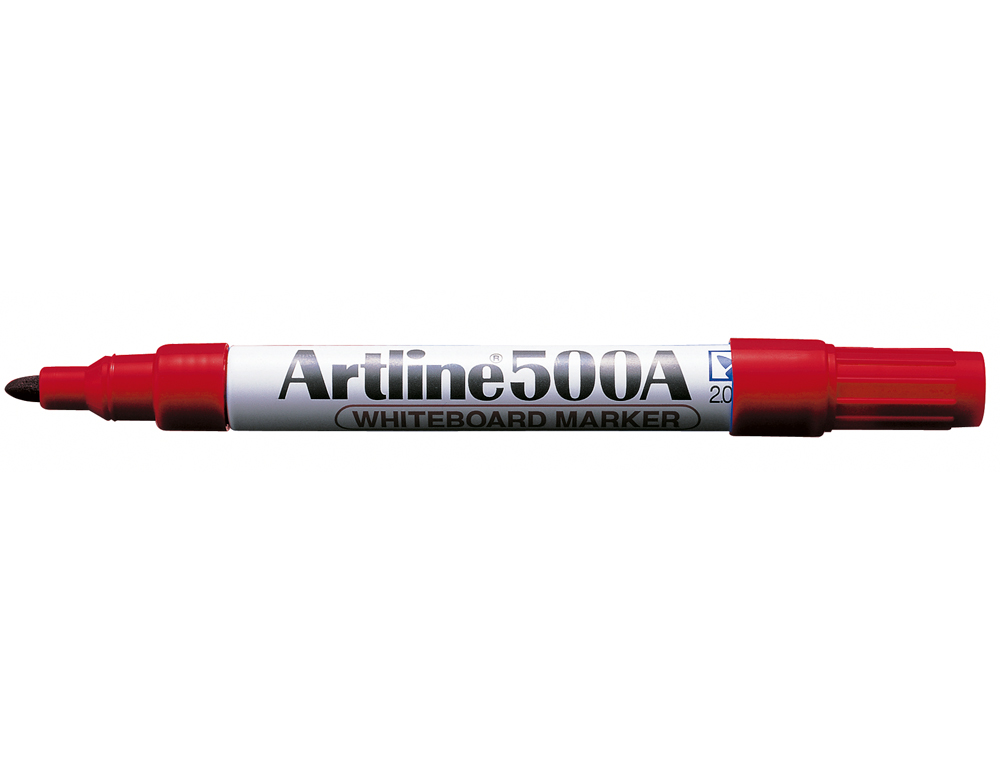 Rotulador artline pizarra ek-500 rojo punta redonda 2 mm recargable