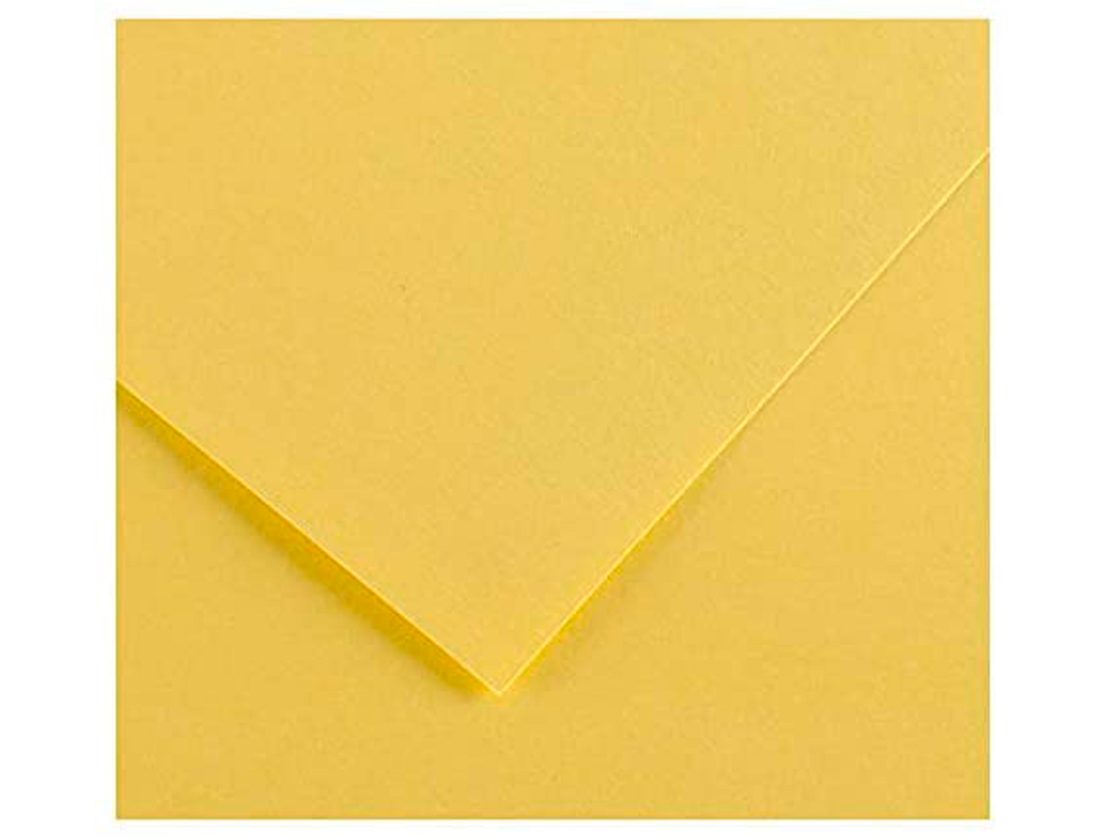 Cartulina guarro amarillo limon 50x65 cm 185 gr