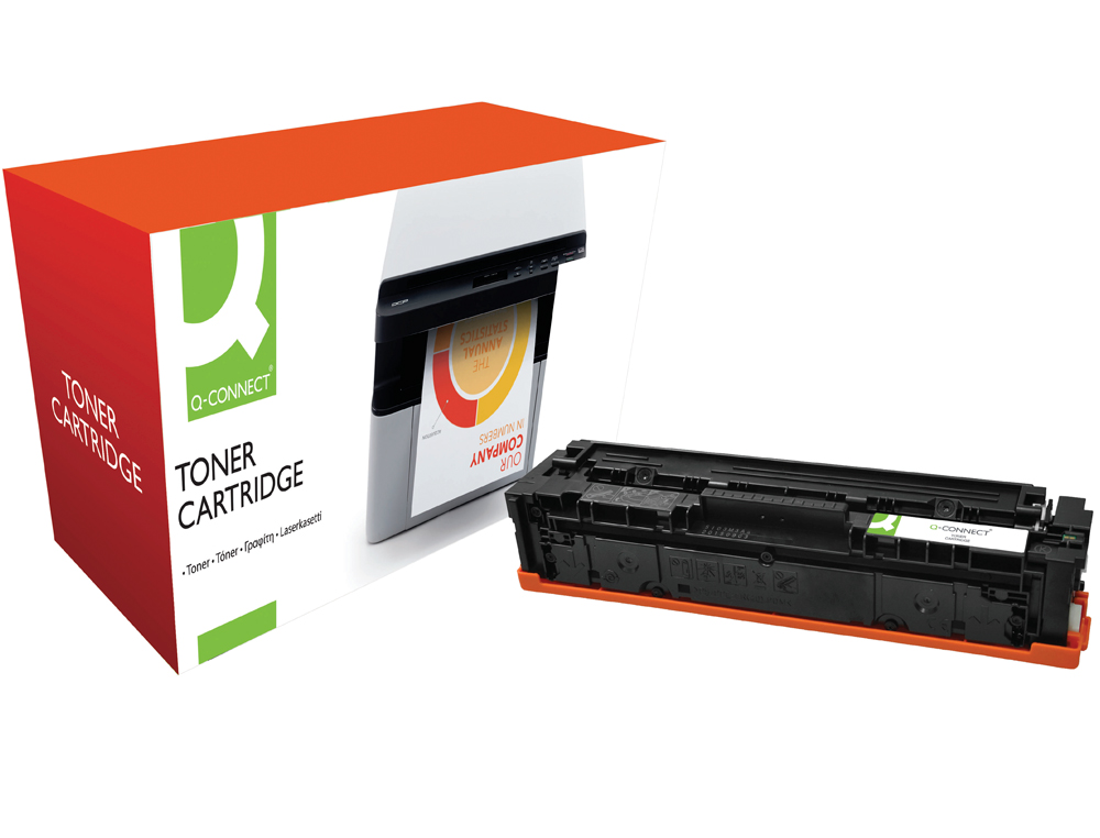 Toner q-connect compatible hp cf400x laserjet pro m252 negro 2800 paginas