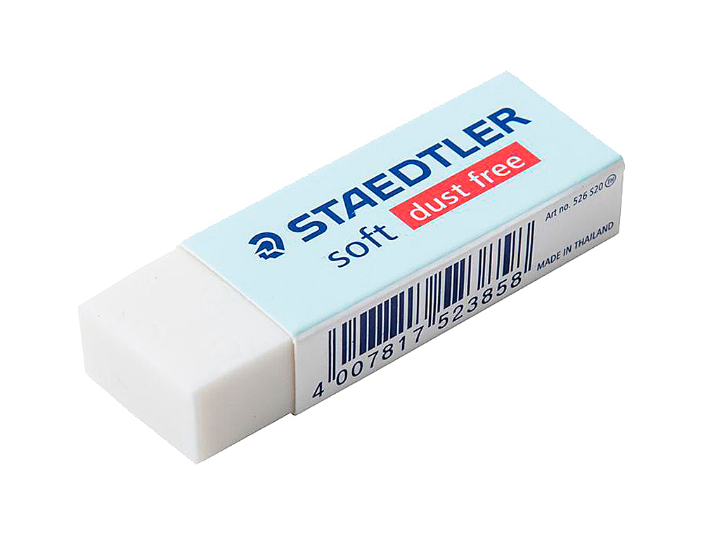 Goma de borrar staedtler soft blanca 526 s20