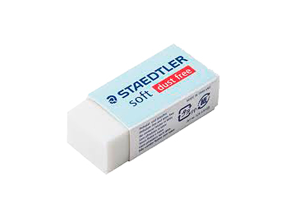 Goma de borrar staedtler soft blanca 526 s30