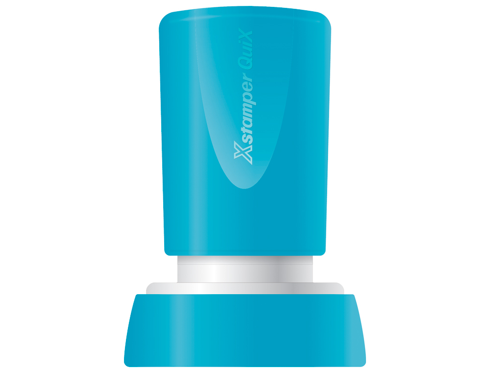 Sello x'stamper quix personalizable color negro redondo diametro 20 mm q-34