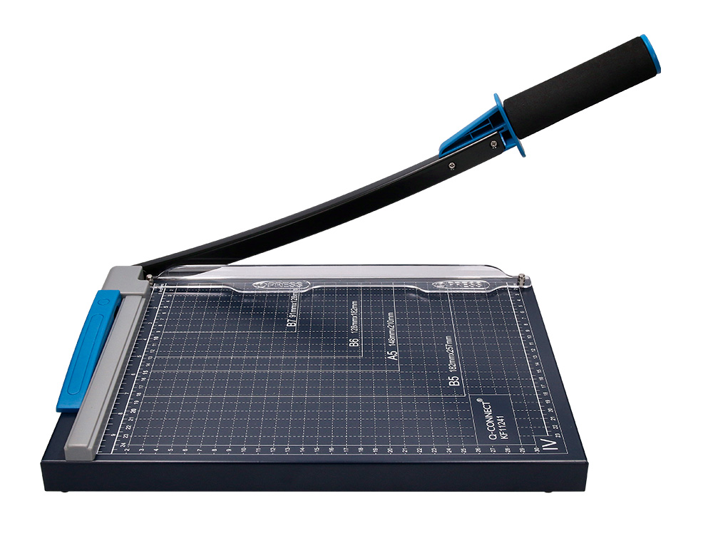 CIZALLA Q-CONNECT METALICA DE PALANCA A4 CAPACIDAD CORTE 10 HOJAS