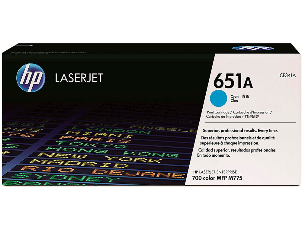 Toner hp 651a laserjet mfp m775dn / m775f / m775z / m775z cian 16.000 paginas