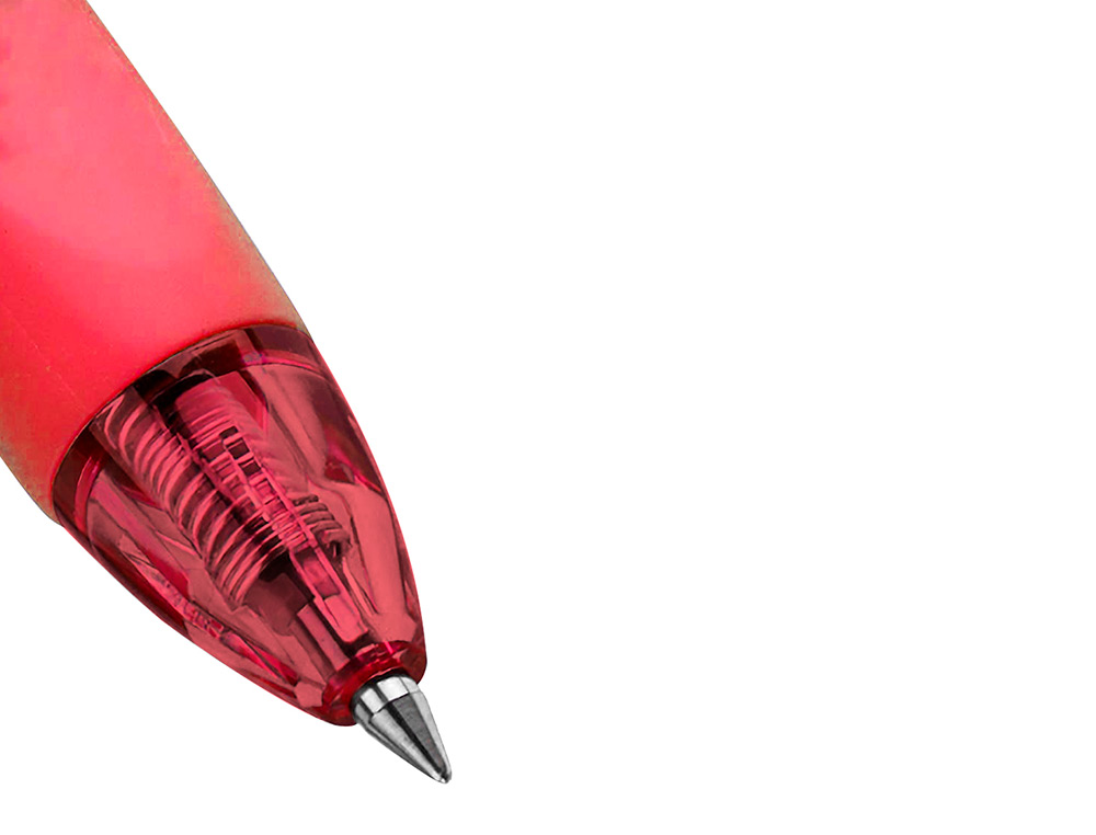 BOLIGRAFO Q-CONNECT RETRACTIL BORRABLE 0,7 MM COLOR ROJO