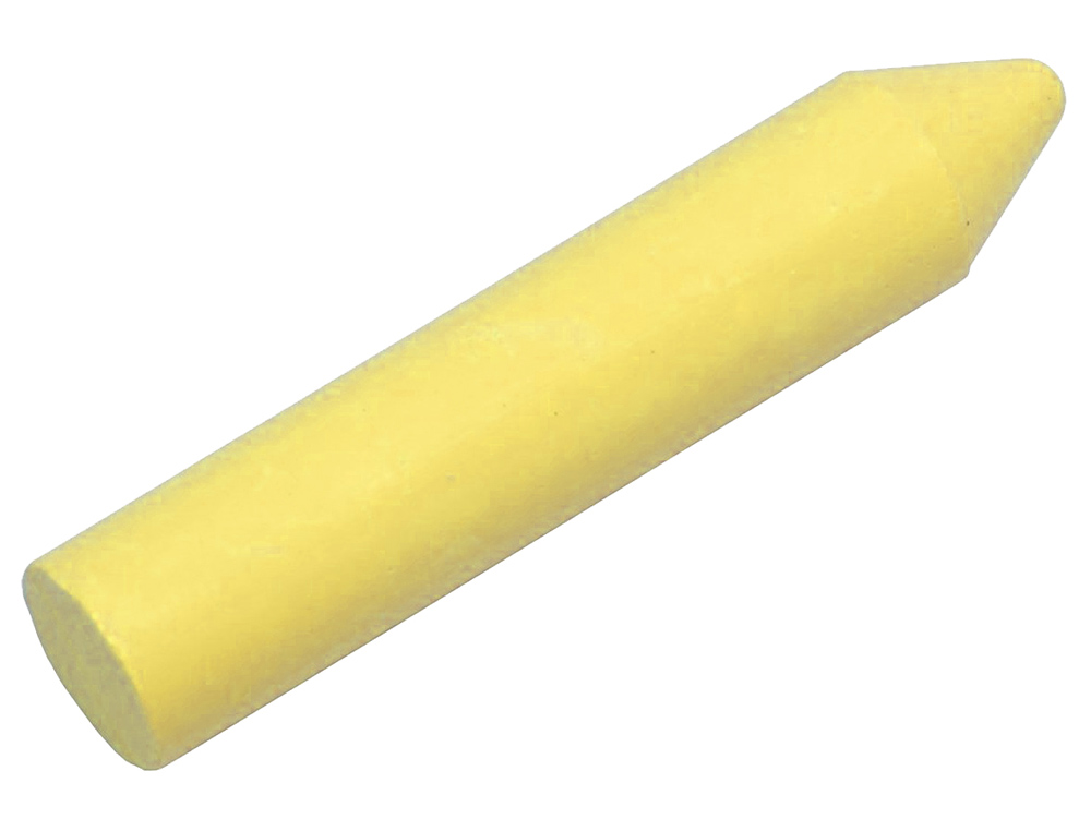 Lapices cera dacs unicolor amarillo claro caja de 12 unidades