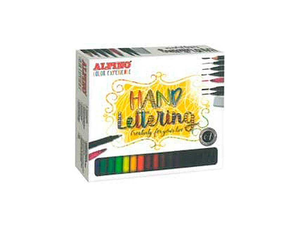 Set de dibujo alpino color experience lettering