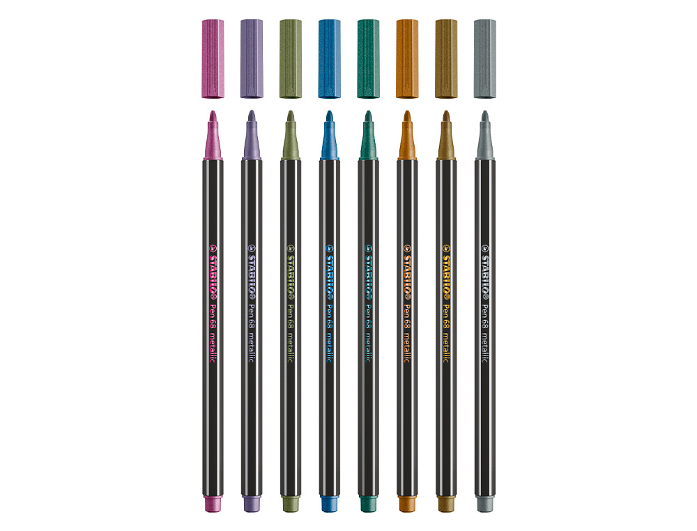 MARCADOR STABILO AGUARELAVEL PEN 68 METALICO COBRE 1 MM