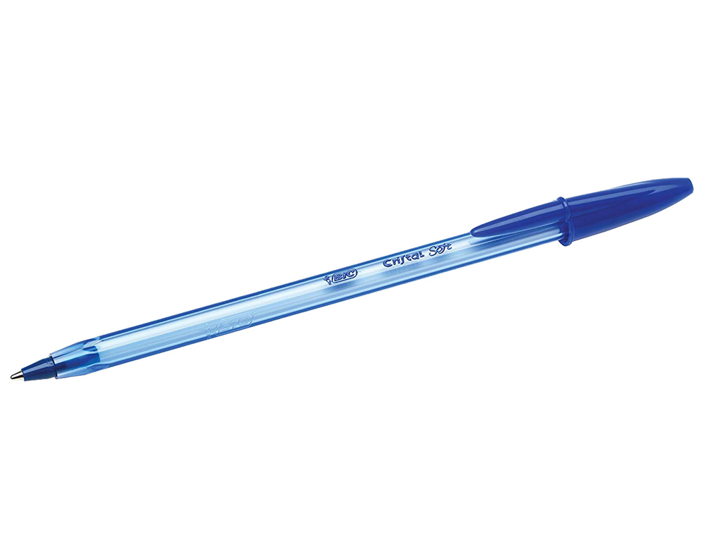 Boligrafo Bic Cristal Metalizado + 2 Recargas Azul Pack. Bolígrafos bic de  tinta . La Superpapelería