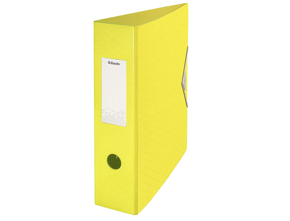 Esselte Archivador Palanca Folio 75mm 500 Hojas Amarillo