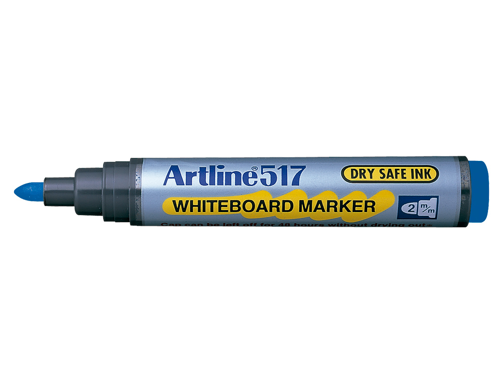 Rotulador artline pizarra ek-517 azul punta redonda 2 mm tinta de bajo olor