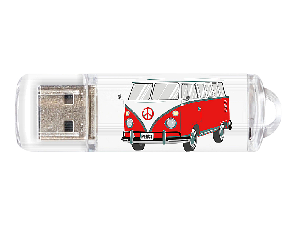 Memoria usb techonetech flash drive 32 gb 2.0 camper van-van