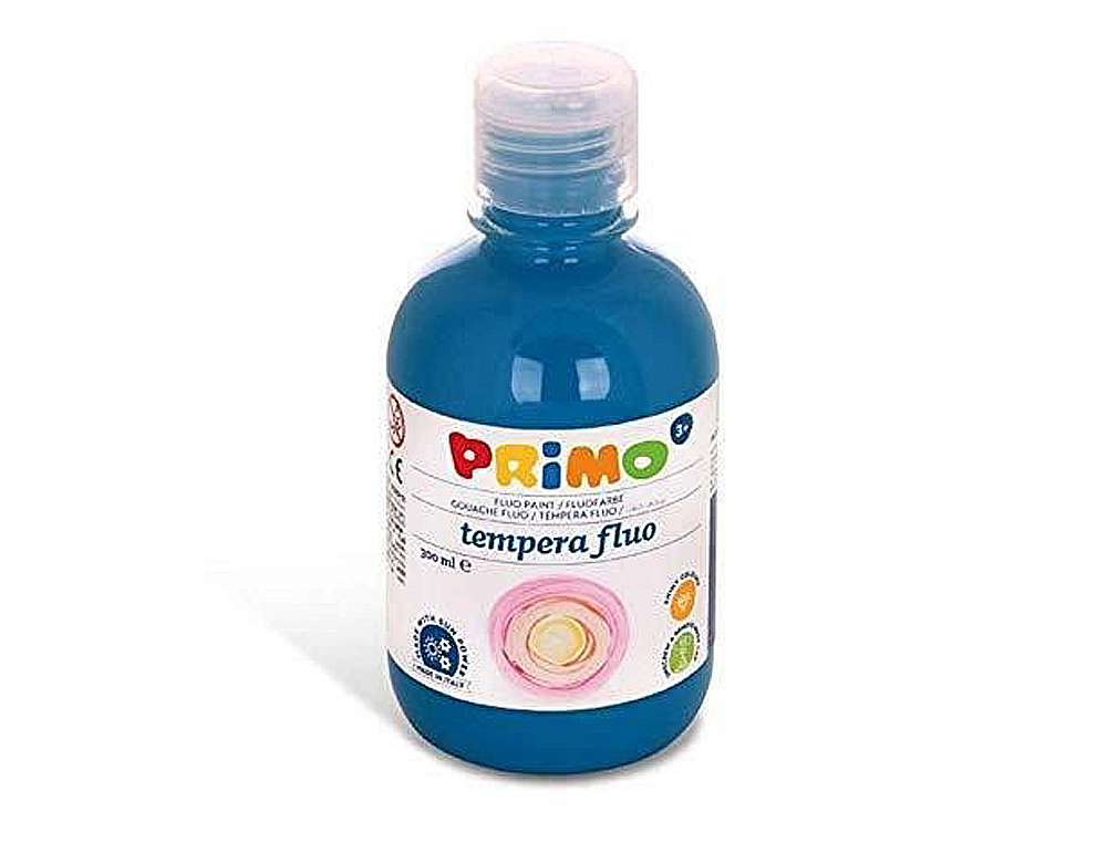 Tempera liquida primo escolar 300 ml azul marino fluorescente