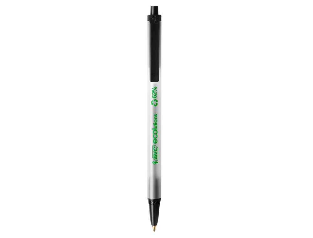 Boligrafo bic ecolutions clic stic negro