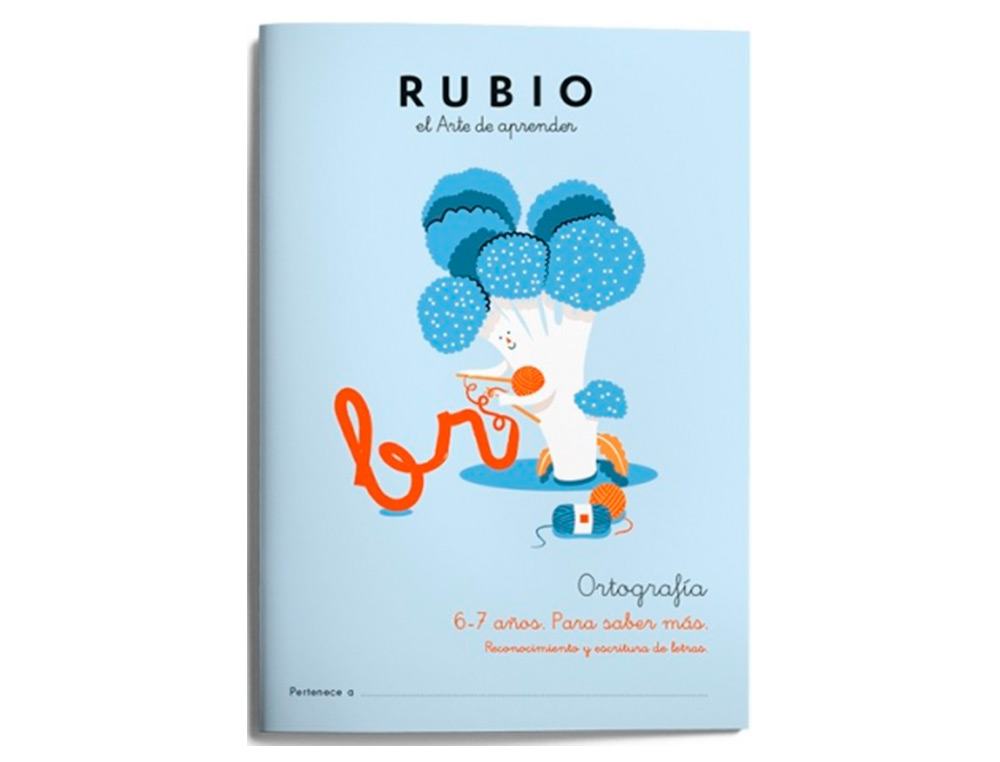 Cuaderno rubio ortografia 6-7 años para saber mas